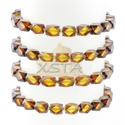 Baltic amber brown beads bracelet